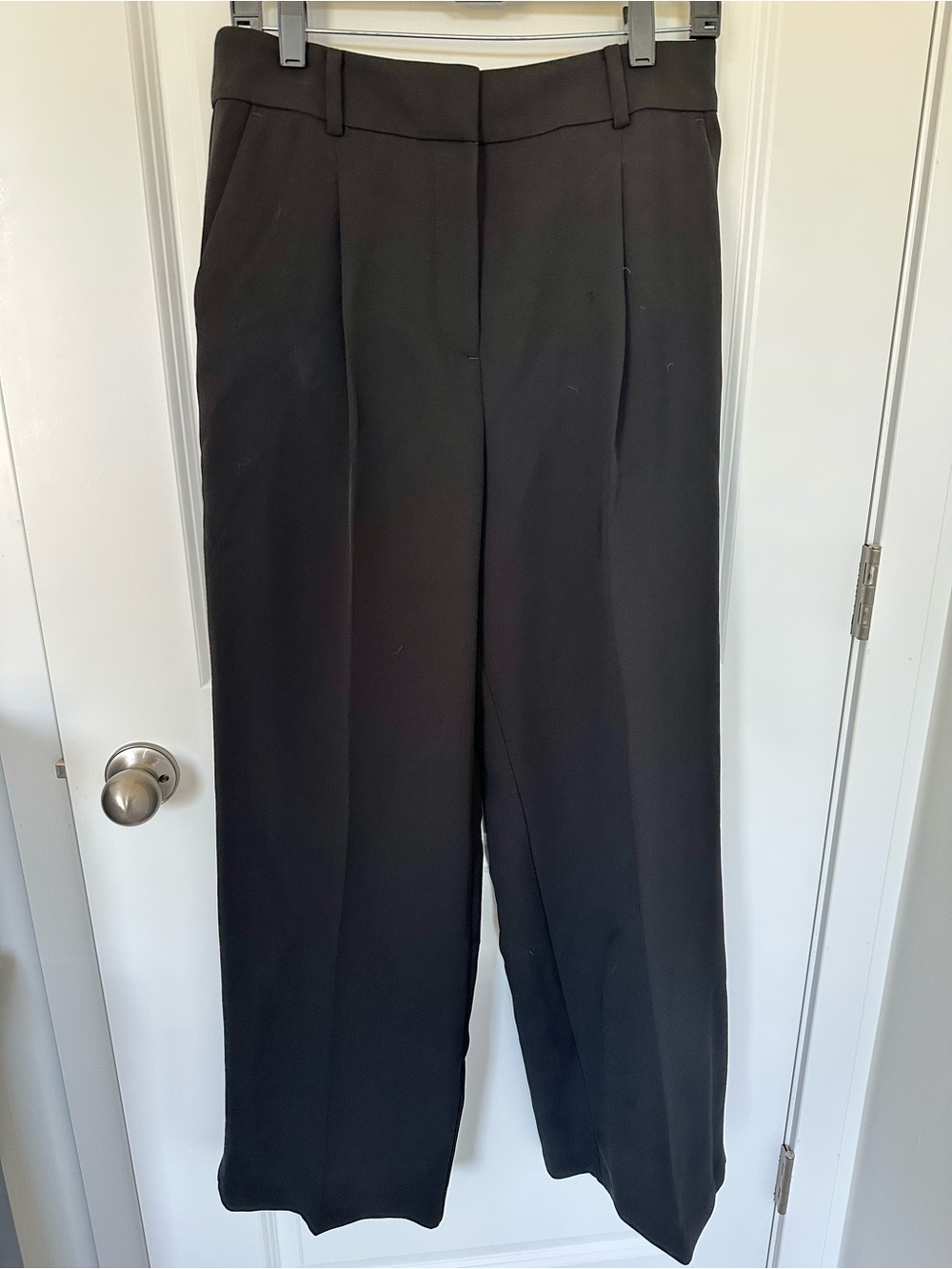 LOFT Peyton Trousers in Black